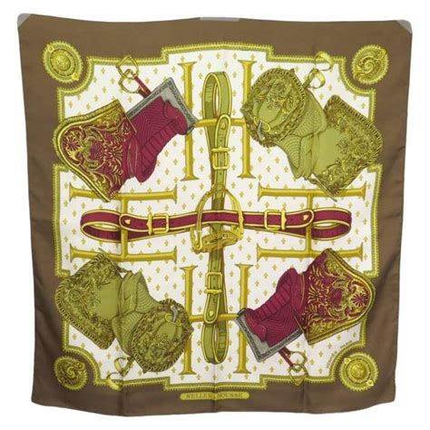 Hermes silk handkerchief women